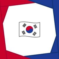 South Korea Flag Abstract Background Design Template. South Korea Independence Day Banner Social Media Post. South Korea Banner vector