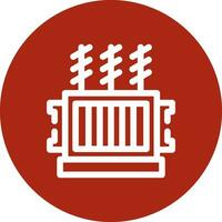 Power Transformer Creative Icon Design vector