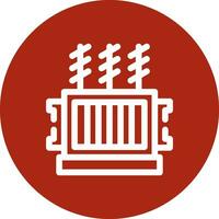 Power Transformer Creative Icon Design vector