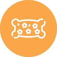 Baby Pillow Creative Icon Design vector