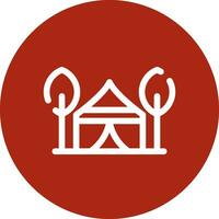 Tent Creative Icon Design vector