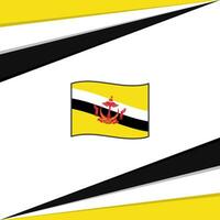 Brunei bandera resumen antecedentes diseño modelo. Brunei independencia día bandera social medios de comunicación correo. Brunei bandera vector