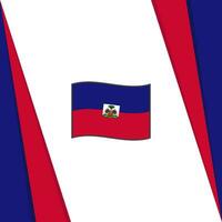 Haiti Flag Abstract Background Design Template. Haiti Independence Day Banner Social Media Post. Haiti Banner vector