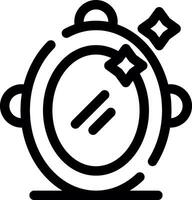 Magic Mirror Creative Icon Design vector