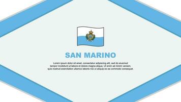 San Marino Flag Abstract Background Design Template. San Marino Independence Day Banner Cartoon Vector Illustration. San Marino Template