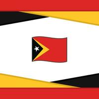 East Timor Flag Abstract Background Design Template. East Timor Independence Day Banner Social Media Post. East Timor Vector