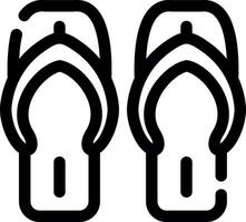 Flip Flops Creative Icon Design vector