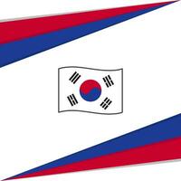 South Korea Flag Abstract Background Design Template. South Korea Independence Day Banner Social Media Post. South Korea Design vector