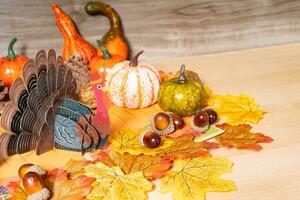 Thanksgiving, Halloween, Autumn Harvest concept. photo