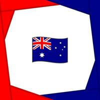 Australia Flag Abstract Background Design Template. Australia Independence Day Banner Social Media Post. Australia Banner vector