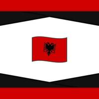 Albania Flag Abstract Background Design Template. Albania Independence Day Banner Social Media Post. Albania Vector