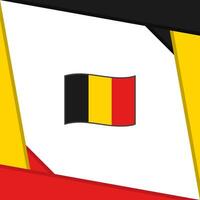 Belgium Flag Abstract Background Design Template. Belgium Independence Day Banner Social Media Post. Belgium Independence Day vector
