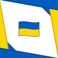Ukraine Flag Abstract Background Design Template. Ukraine Independence Day Banner Social Media Post. Ukraine Template vector