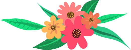 Strauß von Blumen, Blumen- Strauß Design. png