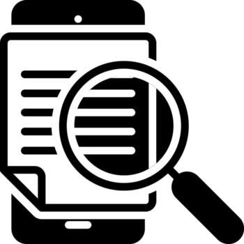 solid icon for indexed vector