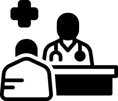 solid icon for specialties vector