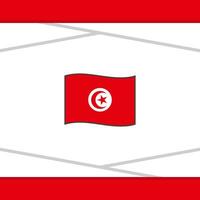 Tunisia Flag Abstract Background Design Template. Tunisia Independence Day Banner Social Media Post. Tunisia Vector