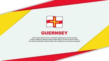 Guernsey Flag Abstract Background Design Template. Guernsey Independence Day Banner Cartoon Vector Illustration. Guernsey