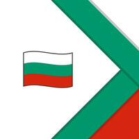 Bulgaria Flag Abstract Background Design Template. Bulgaria Independence Day Banner Social Media Post. Bulgaria Template vector