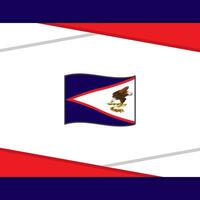 American Samoa Flag Abstract Background Design Template. American Samoa Independence Day Banner Social Media Post. American Samoa Vector