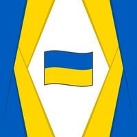 Ukraine Flag Abstract Background Design Template. Ukraine Independence Day Banner Social Media Post. Ukraine Flag vector