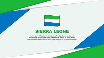 sierra leona bandera resumen antecedentes diseño modelo. sierra leona independencia día bandera dibujos animados vector ilustración. sierra leona