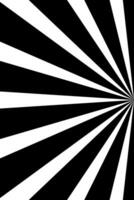 Retro sunburst vector background. Grunge design element. Black and white backdrop