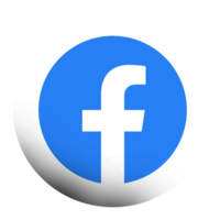 facebook logo. sociaal media icoon. PNG beeld
