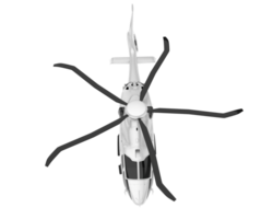 blanc avion isolé sur transparent Contexte. 3d le rendu - illustration png