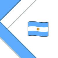 Argentina Flag Abstract Background Design Template. Argentina Independence Day Banner Social Media Post. Argentina Background vector