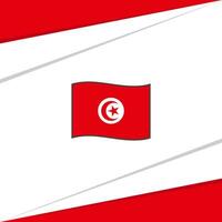 Tunisia Flag Abstract Background Design Template. Tunisia Independence Day Banner Social Media Post. Tunisia Design vector