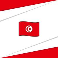 Tunisia Flag Abstract Background Design Template. Tunisia Independence Day Banner Social Media Post. Tunisia Design vector