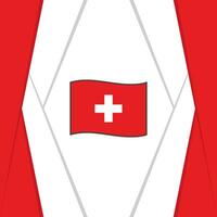 Switzerland Flag Abstract Background Design Template. Switzerland Independence Day Banner Social Media Post. Switzerland Background vector