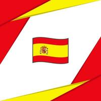 Spain Flag Abstract Background Design Template. Spain Independence Day Banner Social Media Post. Spain vector