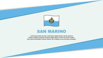 San Marino Flag Abstract Background Design Template. San Marino Independence Day Banner Cartoon Vector Illustration. San Marino Design