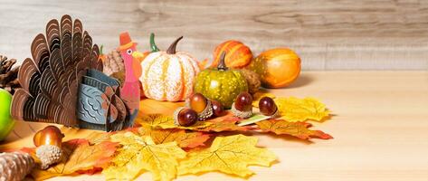 Thanksgiving, Halloween, Autumn Harvest concept. photo