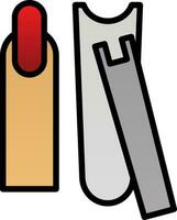 Nail Clippers Vector Icon Design