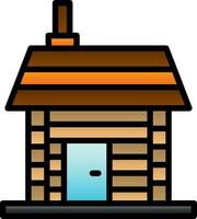 Cabin Vector Icon Design