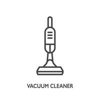 vacío limpiador icono en plano estilo. equipo para casa limpieza vector ilustración en aislado antecedentes. limpiar máquina firmar negocio concepto.