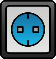 Electric socket Vector Icon Design