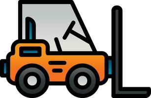 Forklift Vector Icon Design