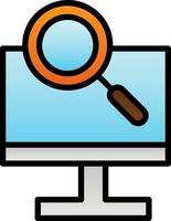Magnifying Glass Vector Icon Design