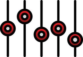 Equalizer Vector Icon Design