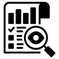 Transparency Standards Icon Audit and Compliance vector