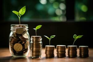 economía invertir investigación beneficio concepto de financiero crecimiento foto