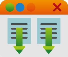 Web Browser Vector Icon Design