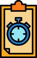 diseño de icono de vector de reloj de alarma