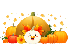 Thanksgiving day background. AI Generated png