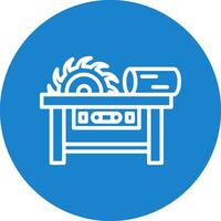 Sawmill Vector Icon Design