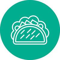 Beef Tacos Vector Icon Design